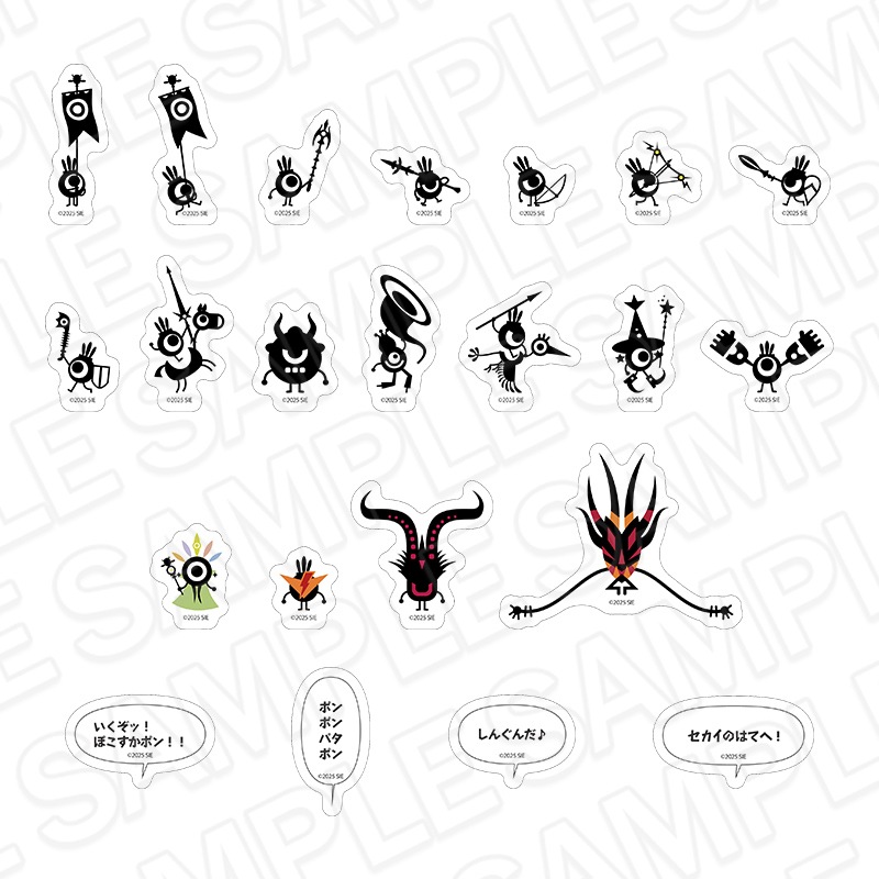 【事後通販】パタポン1+2 リプレイ　フレークシール【2026年3月中旬～4月上旬以降順次発送】