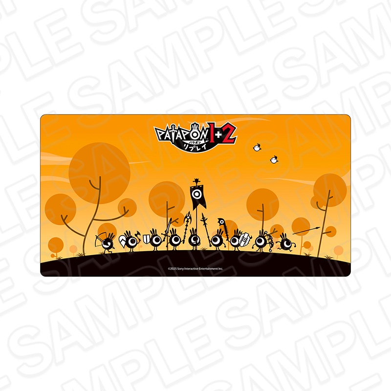 【事後通販】パタポン1+2 リプレイ　ラバーデスクマット【2026年3月中旬～4月上旬以降順次発送】