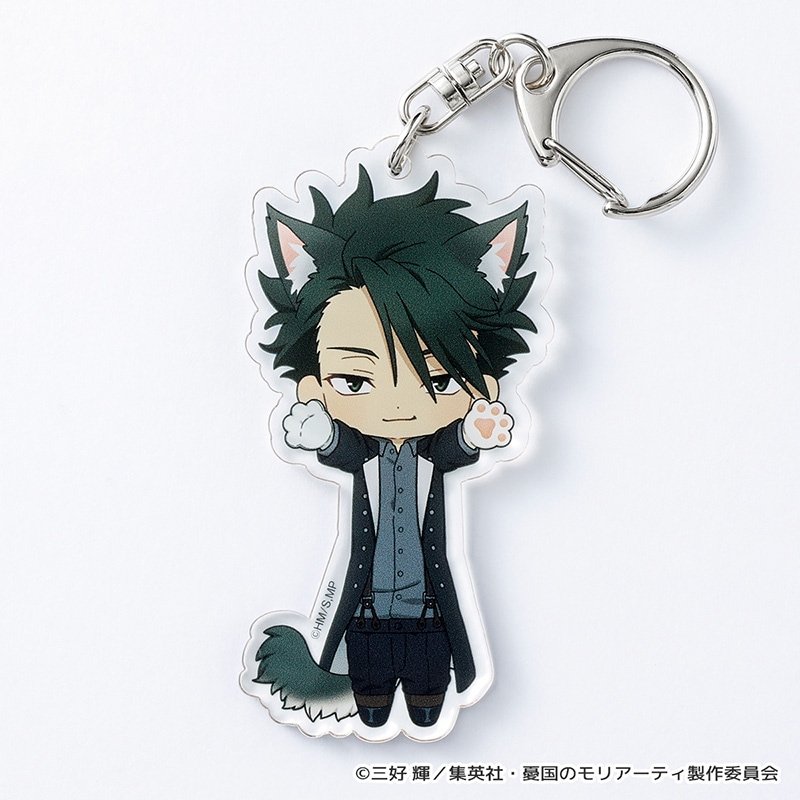 【憂国のモリアーティ】のび猫アクリルキーホルダー（セバスチャン・モラン） [キャラfab]【ご注文から1～2ヶ月前後でお届け予定】