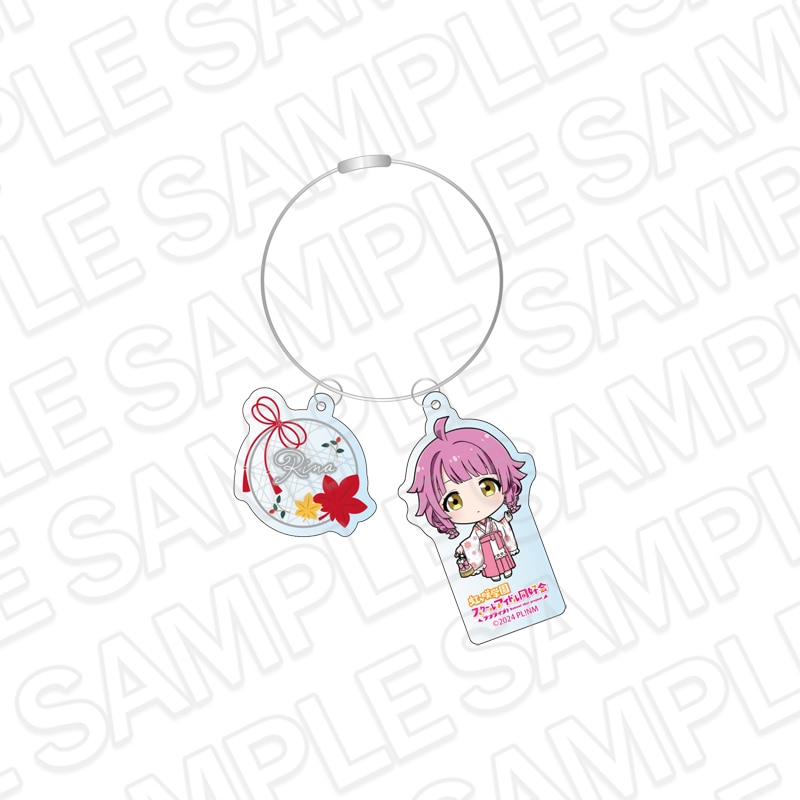 【事後通販】ラブライブ！虹ヶ咲学園スクールアイドル同好会　ワイヤーキーホルダー　天王寺璃奈　秋袴　デフォルメ ver.【2026年3月中旬～4月上旬以降順次発送】