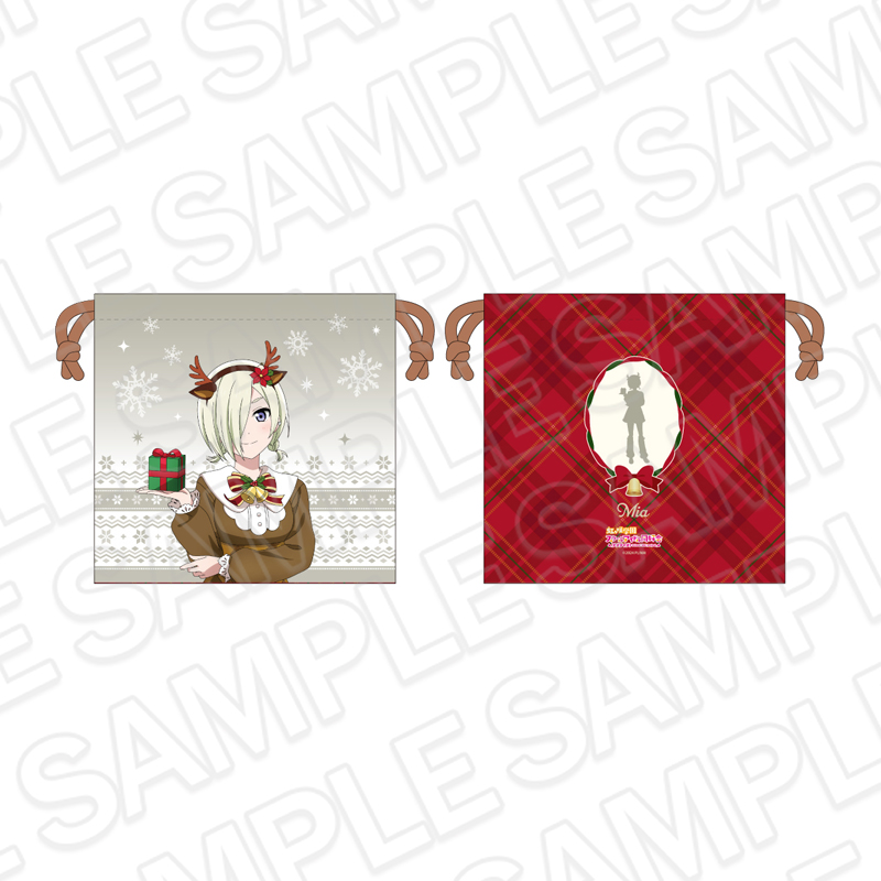 【事後通販】ラブライブ！虹ヶ咲学園スクールアイドル同好会　サテン巾着　ミア・テイラー　トナカイ風衣装 ver.【2026年3月中旬～4月上旬以降順次発送】