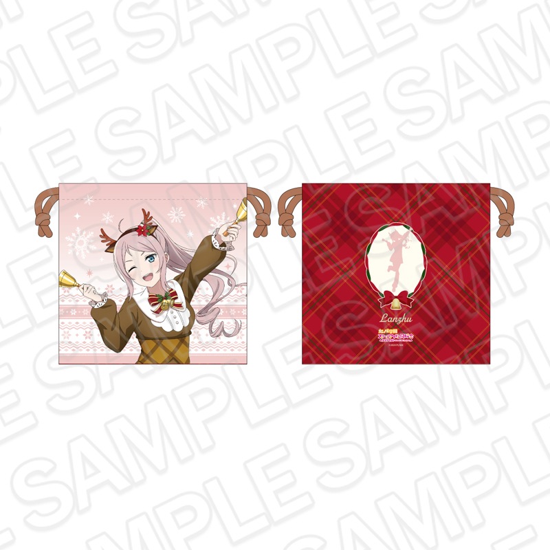 【事後通販】ラブライブ！虹ヶ咲学園スクールアイドル同好会　サテン巾着　鐘 嵐珠　トナカイ風衣装 ver.【2026年3月中旬～4月上旬以降順次発送】