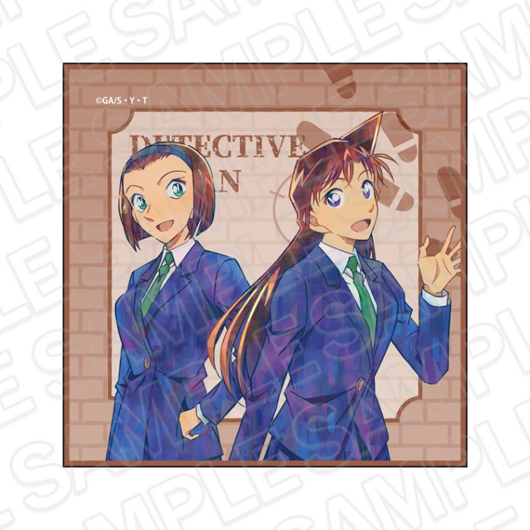 先行予約】名探偵コナン ミニタオル PALE TONE series 毛利蘭&鈴木園子