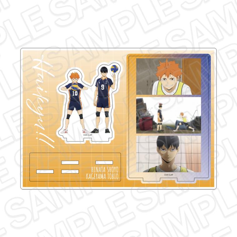 先行通販】アニメ「ハイキュー!!」 アクリルジオラマ 日向翔陽・影山飛