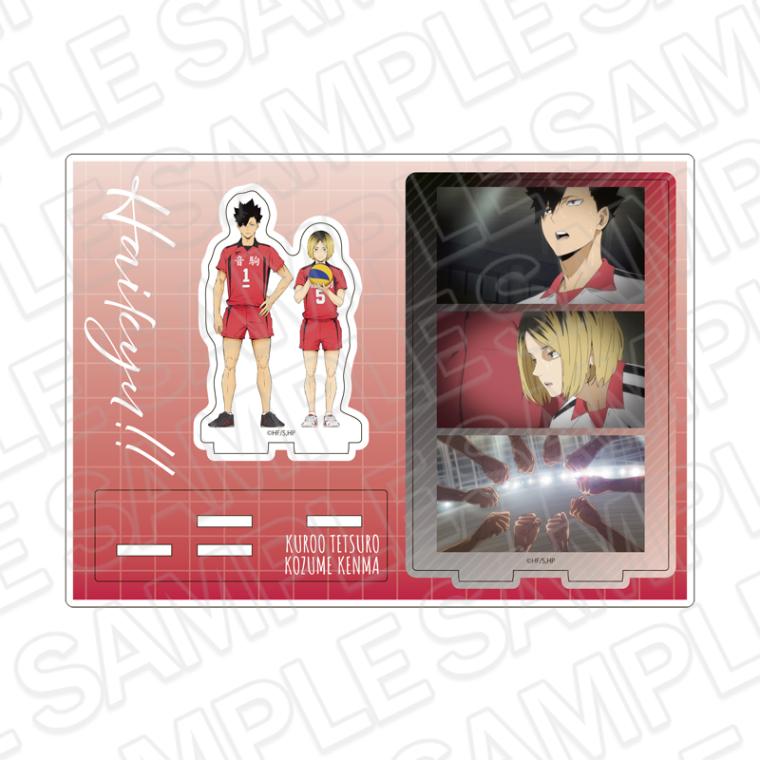 先行通販】アニメ「ハイキュー!!」 アクリルブロック 黒尾鉄朗・孤爪