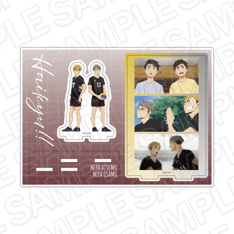 先行通販】アニメ「ハイキュー!!」 アクリルジオラマ 日向翔陽・影山飛