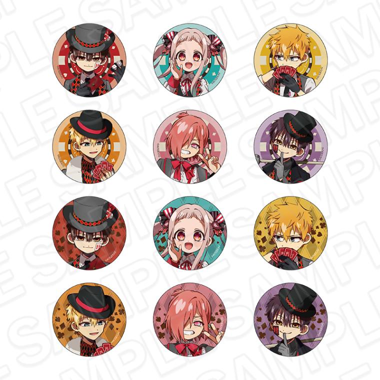 【事後通販】TVアニメ「地縛少年花子くん２」　グリッターカンバッジ(ランダム)　カジノ ver.【2026年3月中旬～4月上旬以降順次発送】