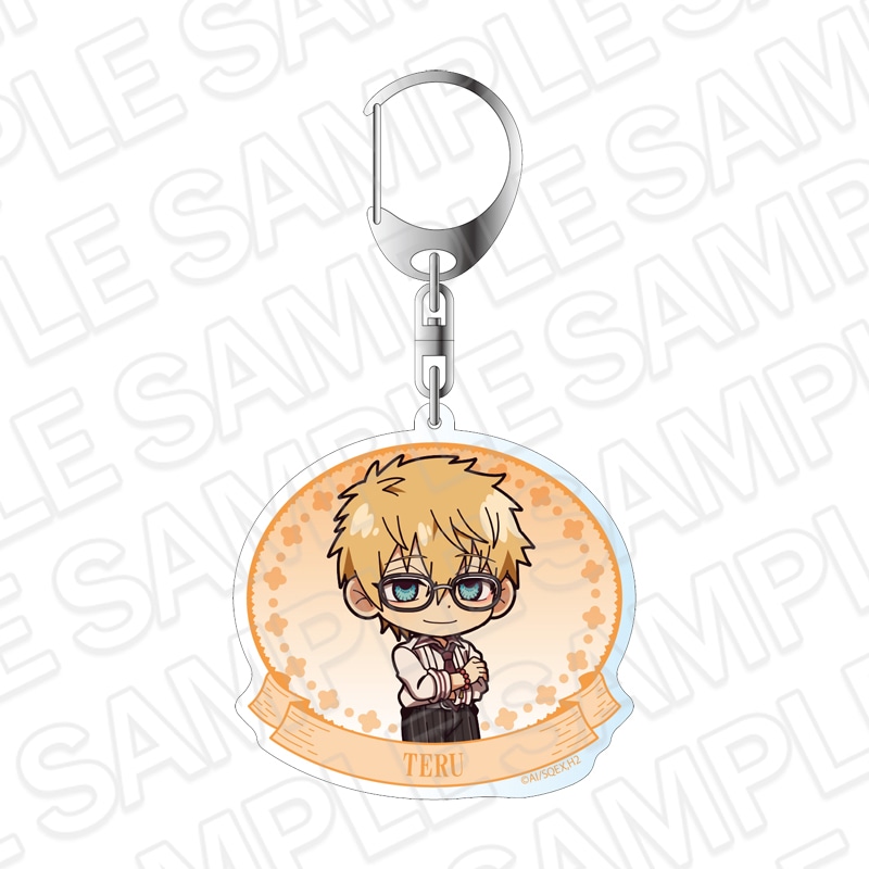 【事後通販】TVアニメ「地縛少年花子くん２」　ホログラムキーホルダー　源 輝　眼鏡 デフォルメ ver.【2026年3月中旬～4月上旬以降順次発送】