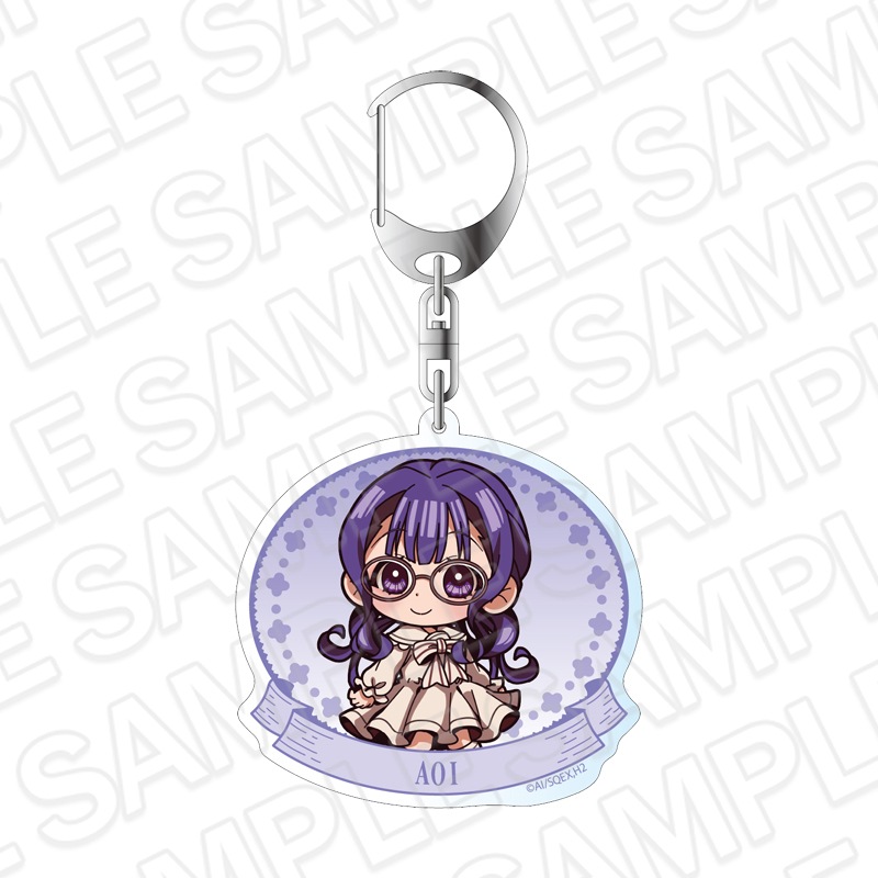 【事後通販】TVアニメ「地縛少年花子くん２」　ホログラムキーホルダー　赤根 葵　眼鏡 デフォルメ ver.【2026年3月中旬～4月上旬以降順次発送】