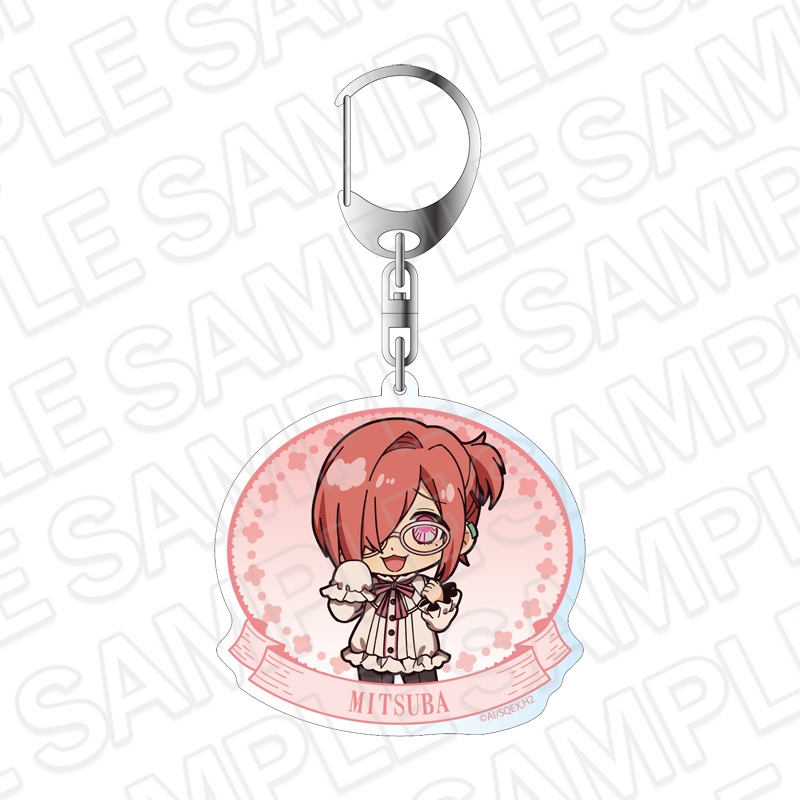 【事後通販】TVアニメ「地縛少年花子くん２」　ホログラムキーホルダー　ミツバ　眼鏡 デフォルメ ver.【2026年3月中旬～4月上旬以降順次発送】