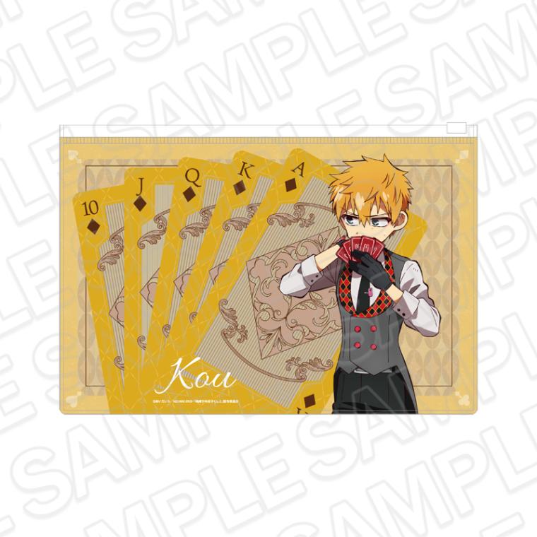 【事後通販】TVアニメ「地縛少年花子くん２」　クリアポーチ　源 光　カジノ ver.【2026年3月中旬～4月上旬以降順次発送】