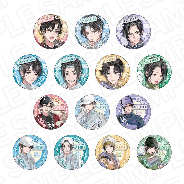 【事後通販】魔道祖師　箔押し風カンバッジ(ブラインド)　魔道学園 ver.A【2026年3月下旬～4月中旬以降順次発送】