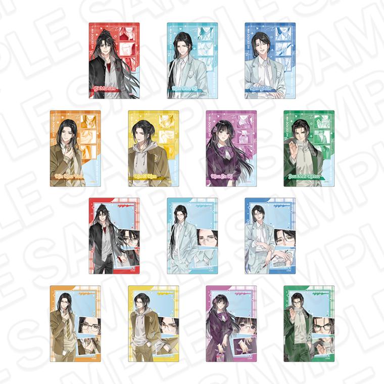 【事後通販】魔道祖師　アクリルカード(ランダム)　魔道学園 ver.B【2026年3月下旬～4月中旬以降順次発送】