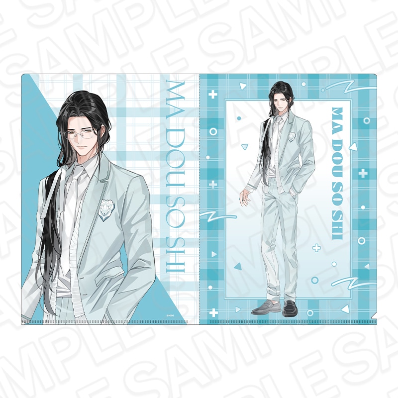 【事後通販】魔道祖師　クリアファイル　藍忘機　魔道学園 ver.B　II【2026年3月下旬～4月中旬以降順次発送】