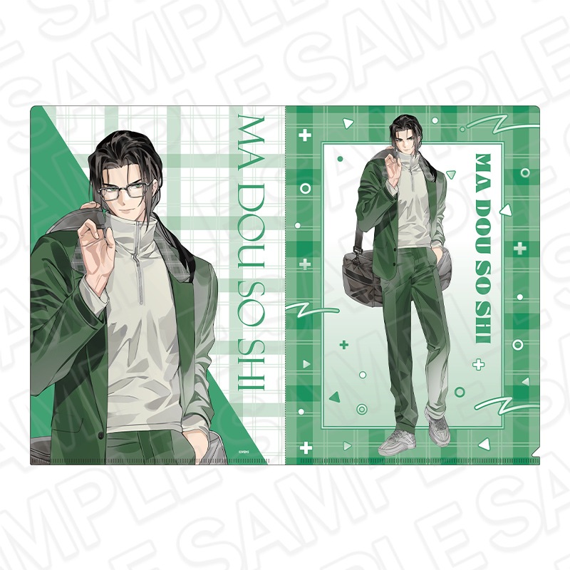 【事後通販】魔道祖師　クリアファイル　聶明玦　魔道学園 ver.B　II【2026年3月下旬～4月中旬以降順次発送】