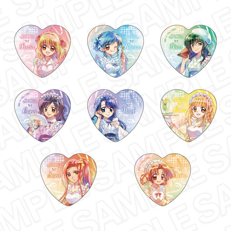 先行予約】マーメイドメロディー ぴちぴちピッチ ハート型カンバッジ