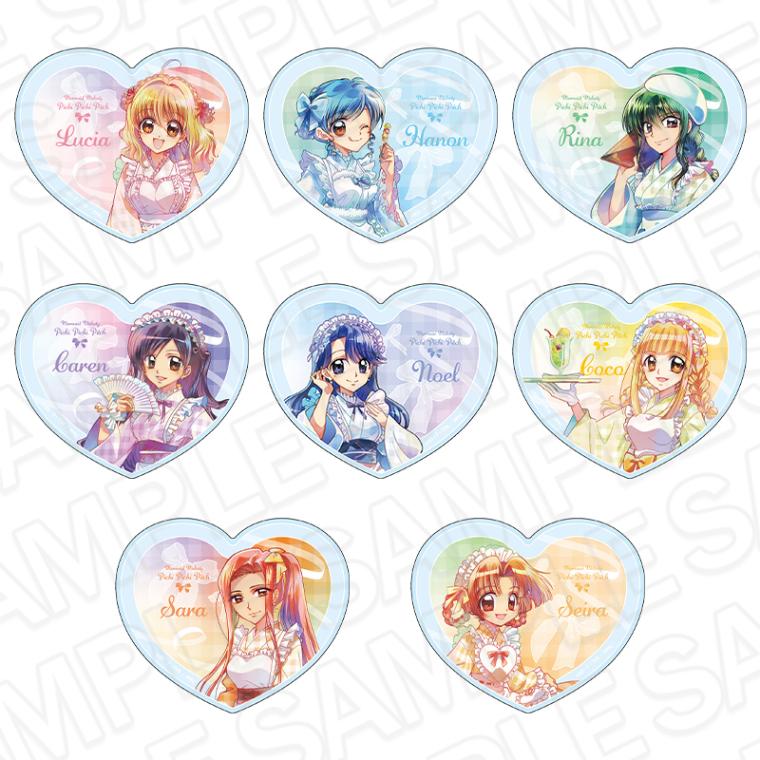 ぴちぴちピッチ アクリルコースター 先行予約】マーメイドメロディー ぴちぴちピッチ ハート型アクリル