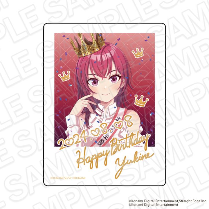 【事後通販】シャインポスト　アクリルブロック　祇園寺 雪音　2024バースデー ver.【2026年4月中旬～5月中旬以降順次発送】