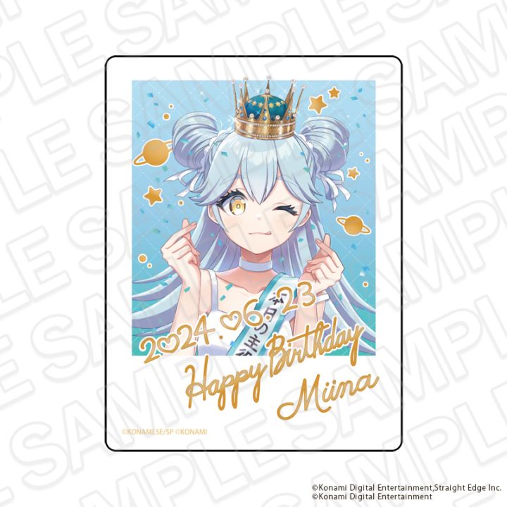 【事後通販】シャインポスト　アクリルブロック　広瀬 実唯菜　2024バースデー ver.【2026年4月中旬～5月中旬以降順次発送】