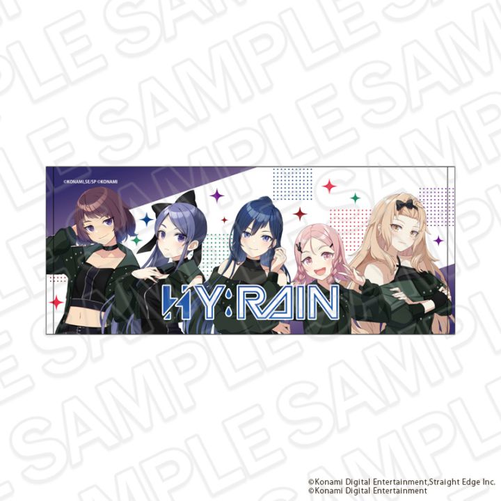 【事後通販】シャインポスト　フェイスタオル　HY:RAIN【2026年4月中旬～5月中旬以降順次発送】