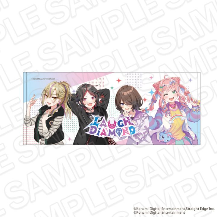 【事後通販】シャインポスト　フェイスタオル　LAUGH DiAMOND【2026年4月中旬～5月中旬以降順次発送】