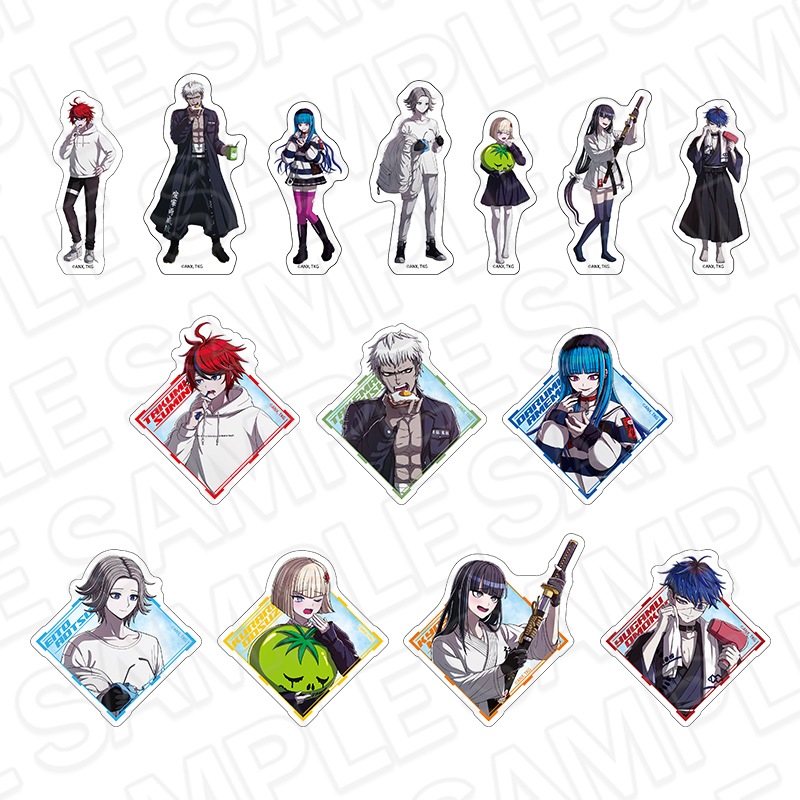 【店頭受注】HUNDRED LINE -最終防衛学園-　ダイカットステッカー(ランダム)　朝支度 ver.【2026年5月下旬以降順次発送】