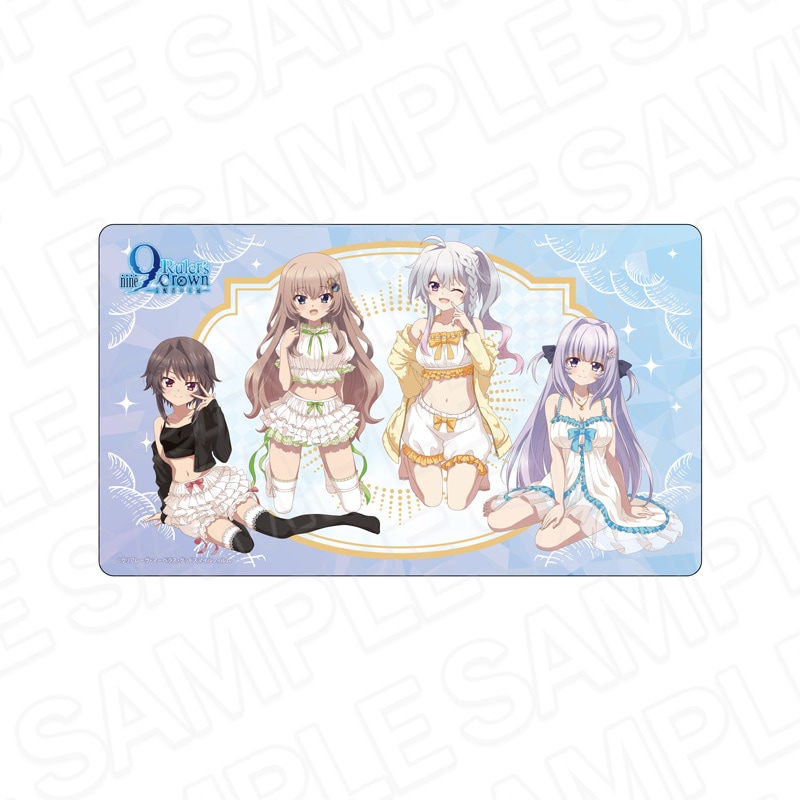 9-nine- Ruler's Crown eeoくじ　S賞　ラバーマット 予約受付2/5まで】アニメ「9-nine- Ruler's Crown」 ラバーデスク