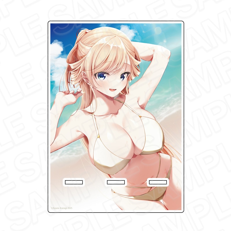 【予約受付2/5まで】一式さんは恋を知りたい。　アクリルスマホスタンド　一式リンナミルフォード　白ビキニ ver.【2026年4月中旬頃発売】