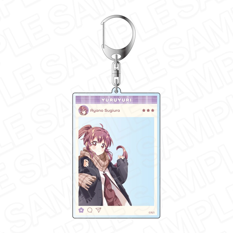 【予約受付2/5まで】ゆるゆり　SNS風アクリルキーホルダー　杉浦綾乃　マフラー ver.【2026年4月中旬頃発売】