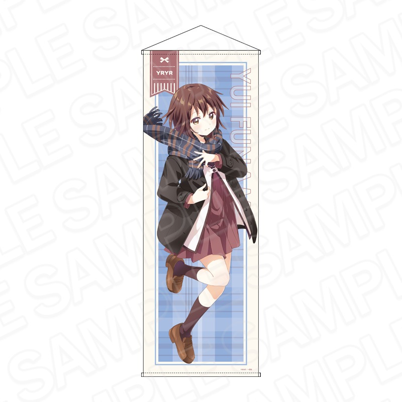 ゆるゆり タペストリー 予約受付2/5まで】ゆるゆり 特大タペストリー 船見結衣 マフラー ver
