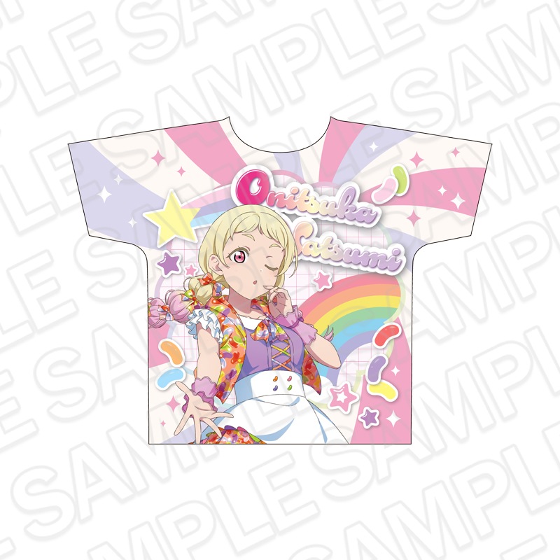 【CAFE事後通販】ラブライブ！スーパースター!!　フルグラフィックTシャツ　鬼塚夏美　Cafe party ver.【2026年4月下旬～5月中旬以降順次発送】