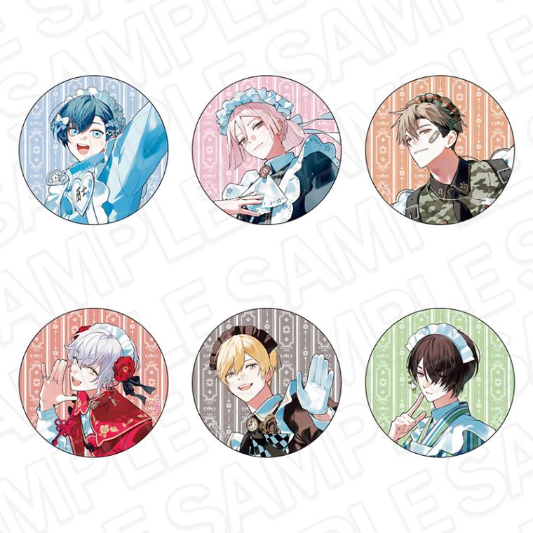 【事後通販】BOYS be MAID！～御曹司メイドボーイ部の日日～　オーロラカンバッジ(ランダム)　部活動報告会　メイド服 ver.　セット【2026年4月中旬～5月中旬以降順次発送】