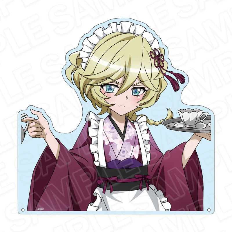 【予約受付2/12まで】戦姫絶唱シンフォギアＸＶ　特大ダイカットアクリルボード　キャロル・マールス・ディーンハイム　レトロカフェ ver.【2026年4月下旬頃発売】