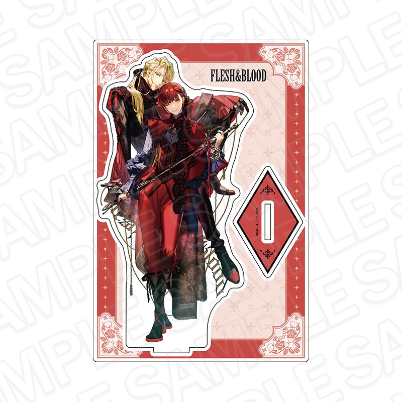 【THEキャラSHOP/CAFE STAND事後通販】創刊30周年記念「Charaレーベル展」　アクリルスタンド　「FLESH&BLOOD」 [株式会社徳間書店]【2026年6月上旬～下旬以降順次発送】