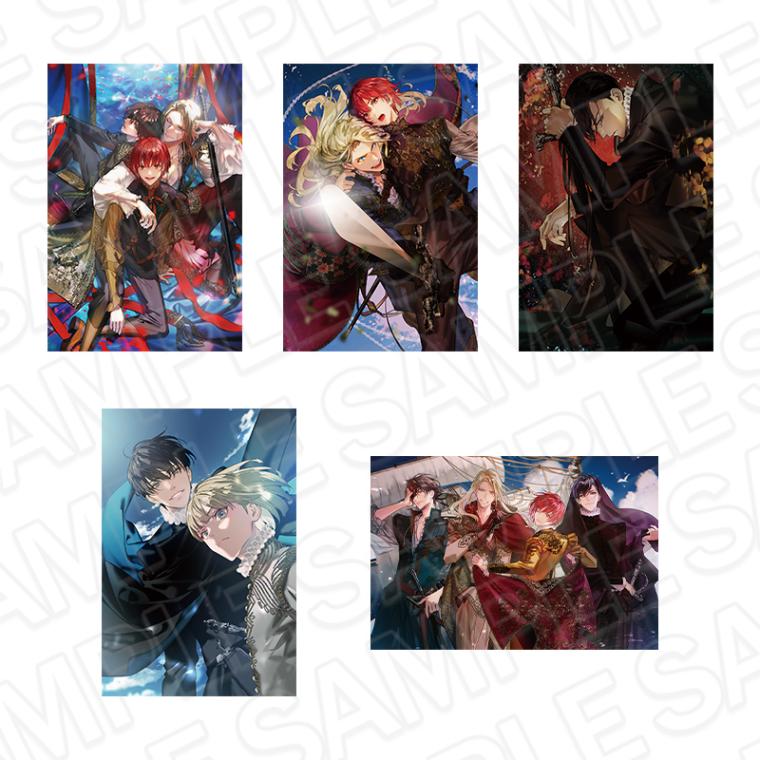 【THEキャラSHOP/CAFE STAND事後通販】創刊30周年記念「Charaレーベル展」　ポストカードセット　「FLESH&BLOOD」 [株式会社徳間書店]【2026年6月上旬～下旬以降順次発送】