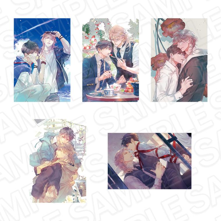 【THEキャラSHOP/CAFE STAND事後通販】創刊30周年記念「Charaレーベル展」　ポストカードセット　「二重螺旋」 [株式会社徳間書店]【2026年6月上旬～下旬以降順次発送】