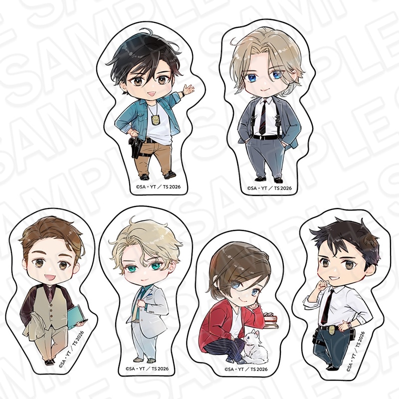 【THEキャラSHOP/CAFE STAND事後通販】創刊30周年記念「Charaレーベル展」　ステッカーセット　「DEADLOCK」 [株式会社徳間書店]【2026年6月上旬～下旬以降順次発送】