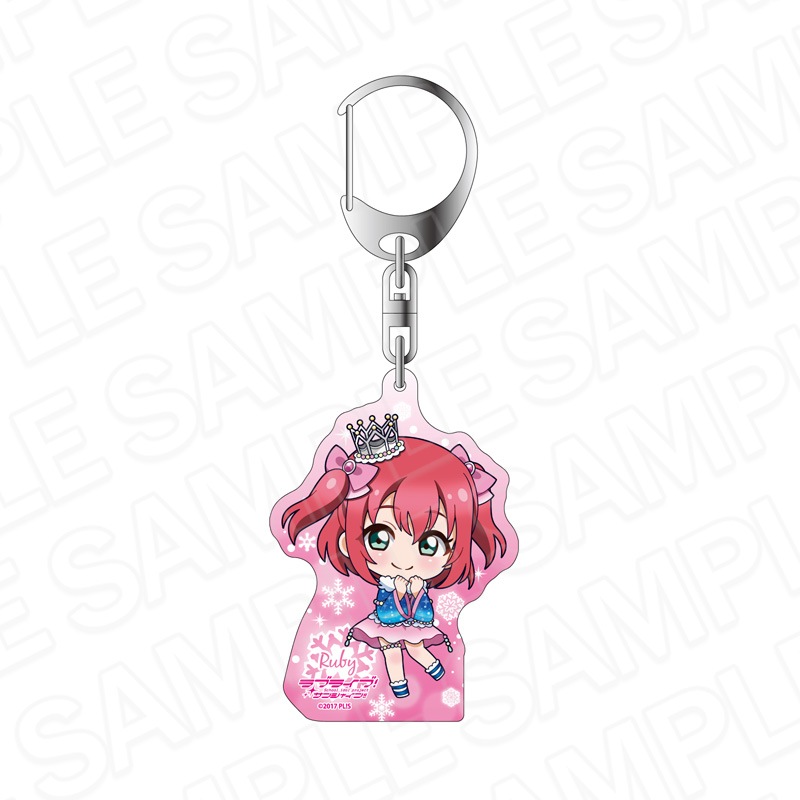 【予約受付3/12まで】ラブライブ！サンシャイン!!　ホログラムキーホルダー　黒澤ルビィ　イルミネーション　デフォルメ ver.【2026年5月中旬頃発売】
