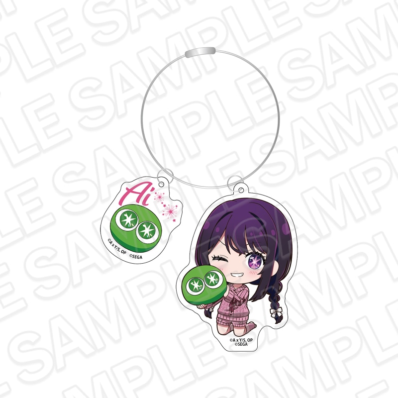 【事後通販】【推しの子】×ぷよぷよ　ワイヤーキーホルダー　アイ　デフォルメ ver.【2026年5月中旬～6月上旬以降順次発送】