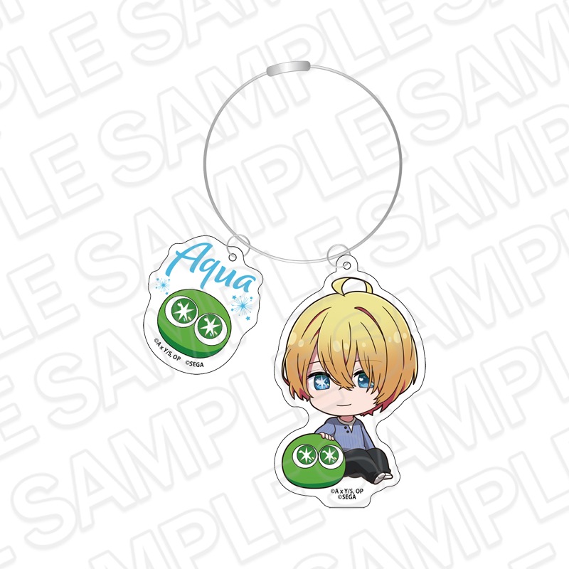 【事後通販】【推しの子】×ぷよぷよ　ワイヤーキーホルダー　アクア　デフォルメ ver.【2026年5月中旬～6月上旬以降順次発送】