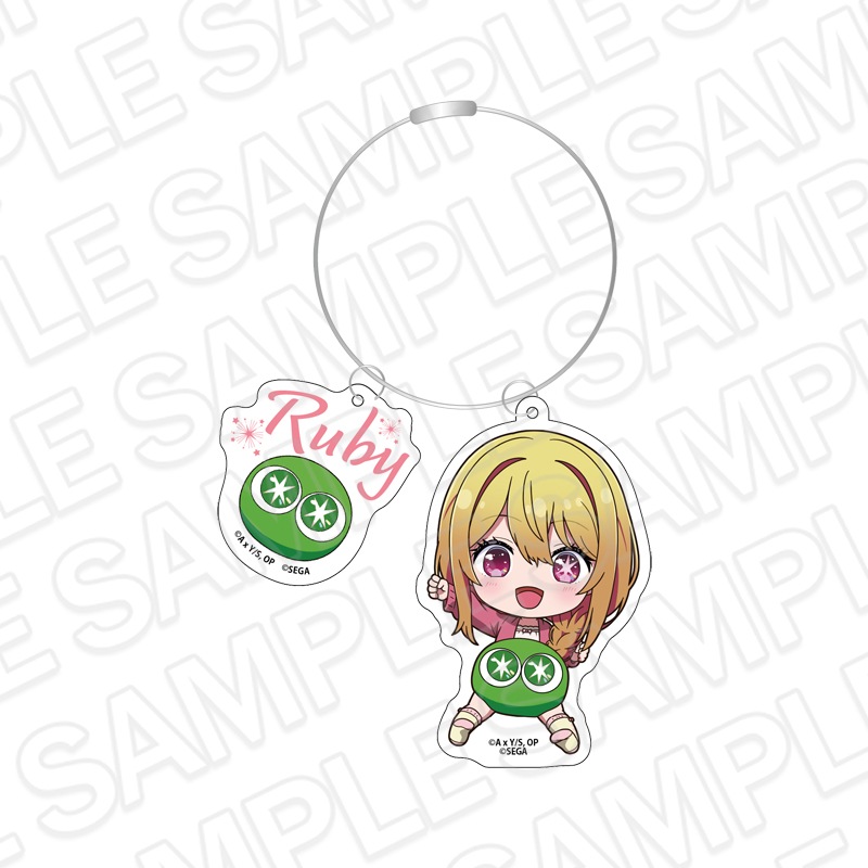 【事後通販】【推しの子】×ぷよぷよ　ワイヤーキーホルダー　ルビー　デフォルメ ver.【2026年5月中旬～6月上旬以降順次発送】