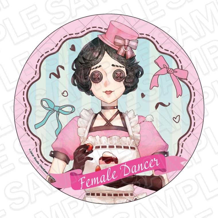 【CAFE通販】Identity V　デカンバッチ　踊り子　A Heartfelt Gift ver.【2026年5月中旬～6月上旬以降順次発送】