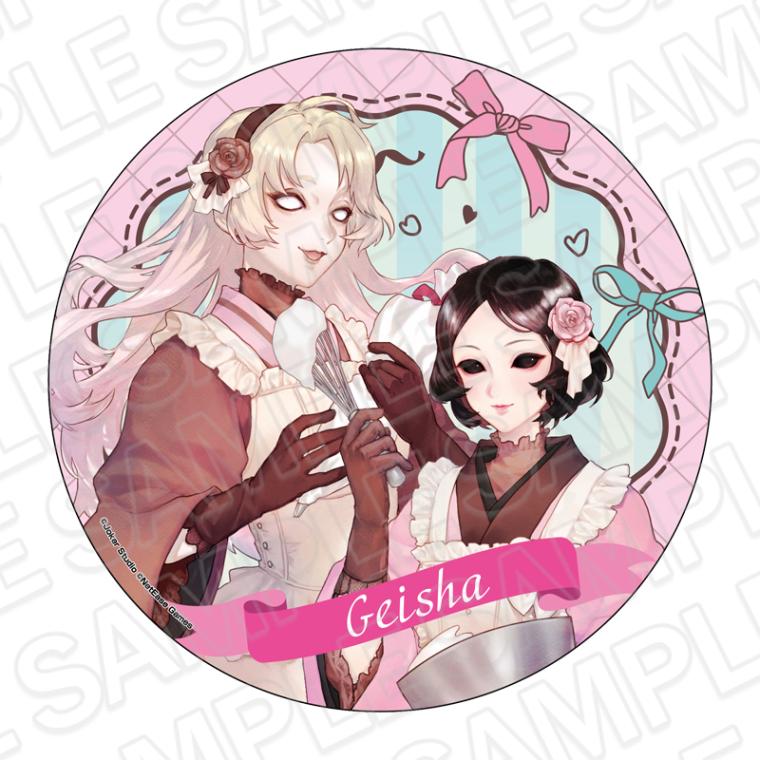 【CAFE通販】Identity V　デカンバッチ　芸者　A Heartfelt Gift ver.【2026年5月中旬～6月上旬以降順次発送】