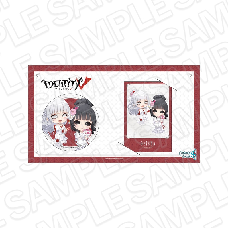 【CAFE通販】Identity V　カンバッジ&チェキ風カード　芸者　Birthday&Characterday 2026 ver.【2026年5月中旬～6月上旬以降順次発送】