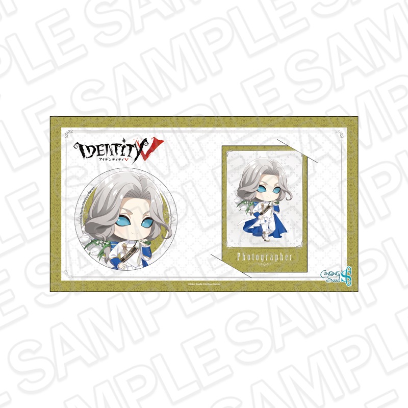 【CAFE通販】Identity V　カンバッジ&チェキ風カード　写真家　Birthday&Characterday 2026 ver.【2026年5月中旬～6月上旬以降順次発送】