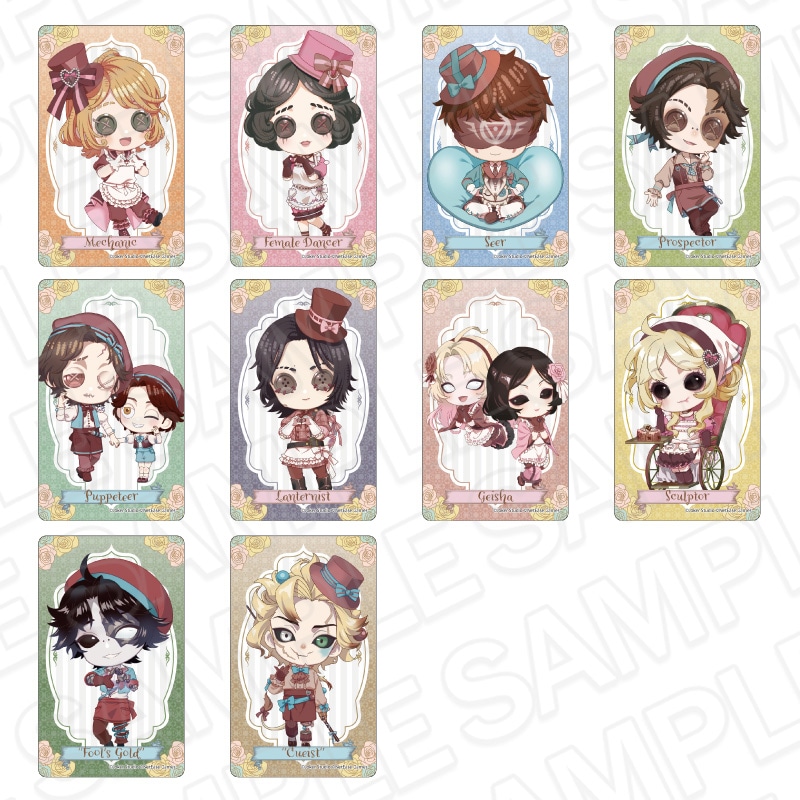 【CAFE通販】Identity V　クリアカード(ランダム)　A Heartfelt Gift　デフォルメ ver.　セット【2026年5月中旬～6月上旬以降順次発送】