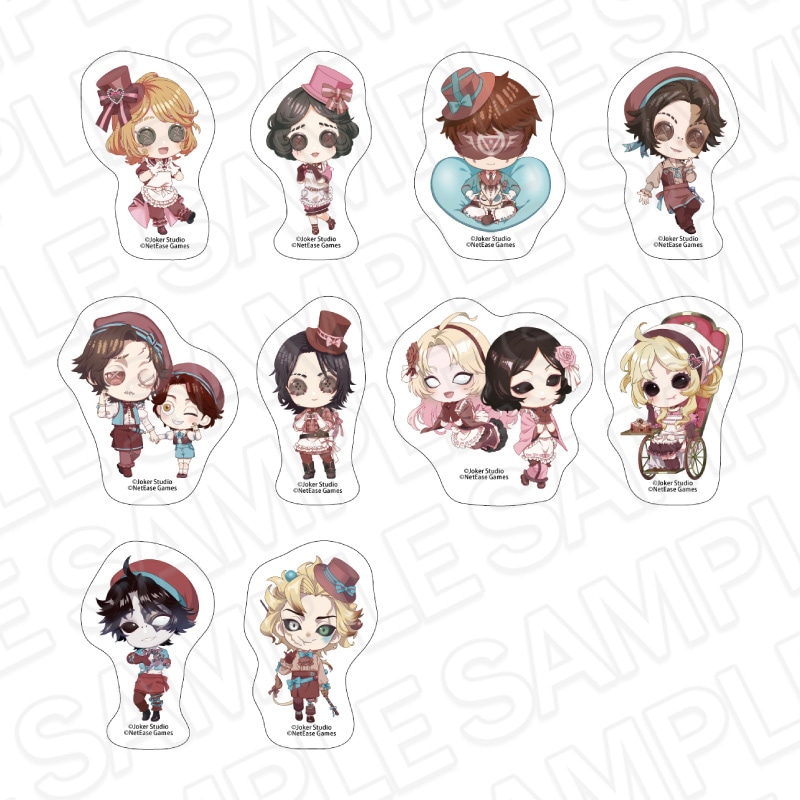 【CAFE通販】Identity V　フレークシール　A Heartfelt Gift　デフォルメ ver.【2026年5月中旬～6月上旬以降順次発送】