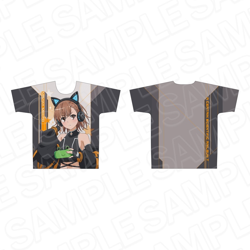 【予約受付3/19まで】TVアニメ「とある科学の超電磁砲T」　フルグラフィックTシャツ　御坂美琴　ゲーミング ver.【2026年5月下旬頃発売】