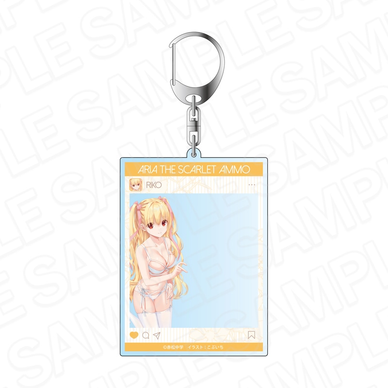 予約受付3/19まで】緋弾のアリア SNS風アクリルキーホルダー 峰 理子