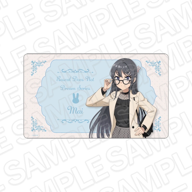 【事後通販】「青春ブタ野郎」シリーズ　ラバーデスクマット　桜島麻衣　Holiday ver.【2026年6月上旬～下旬以降順次発送】